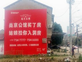 建水墙体广告在乡镇、农村市场的媒体优势