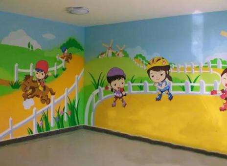 建水幼儿园墙体彩绘制作流程及注意事项