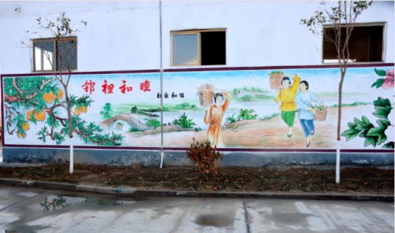 建水乡镇文化墙 乡风文明焕发新活力