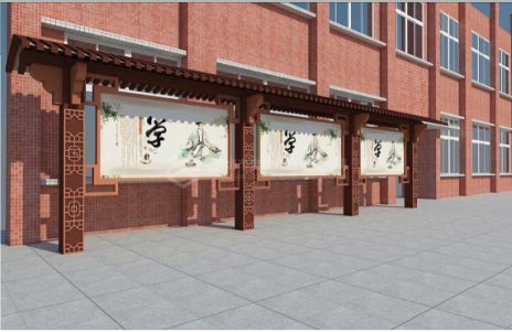 建水学校宣传栏文化墙的作用性