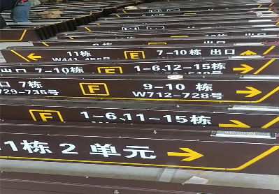 建水广告标识中，常见的几种安装方式。